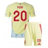 Baby Fußballbekleidung Spanien Pedri Gonzalez #20 Auswärtstrikot EM 2024 Kurzarm (+ kurze hosen)